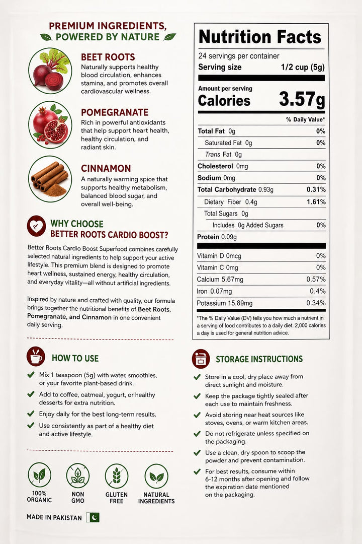 CARDIO BOOST BLEND BETTER ROOTS